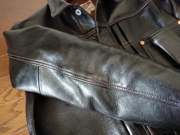 Y2LEATHER ANILINE HORSE 大戦モデル 着用3ケ月